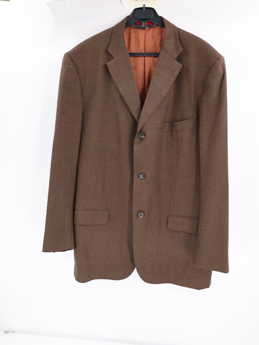 Isaia Napoli Sport Coat Men’s 50L Base S 120's Wool Three Button Blazer notch